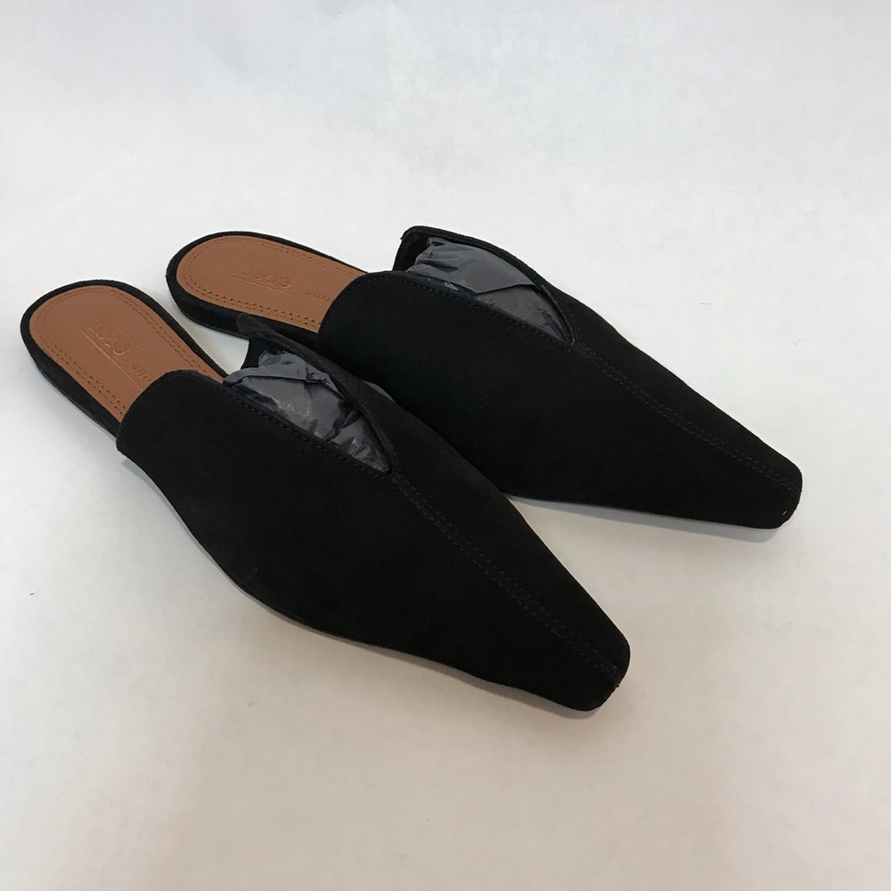 New ASOS black suede shoes